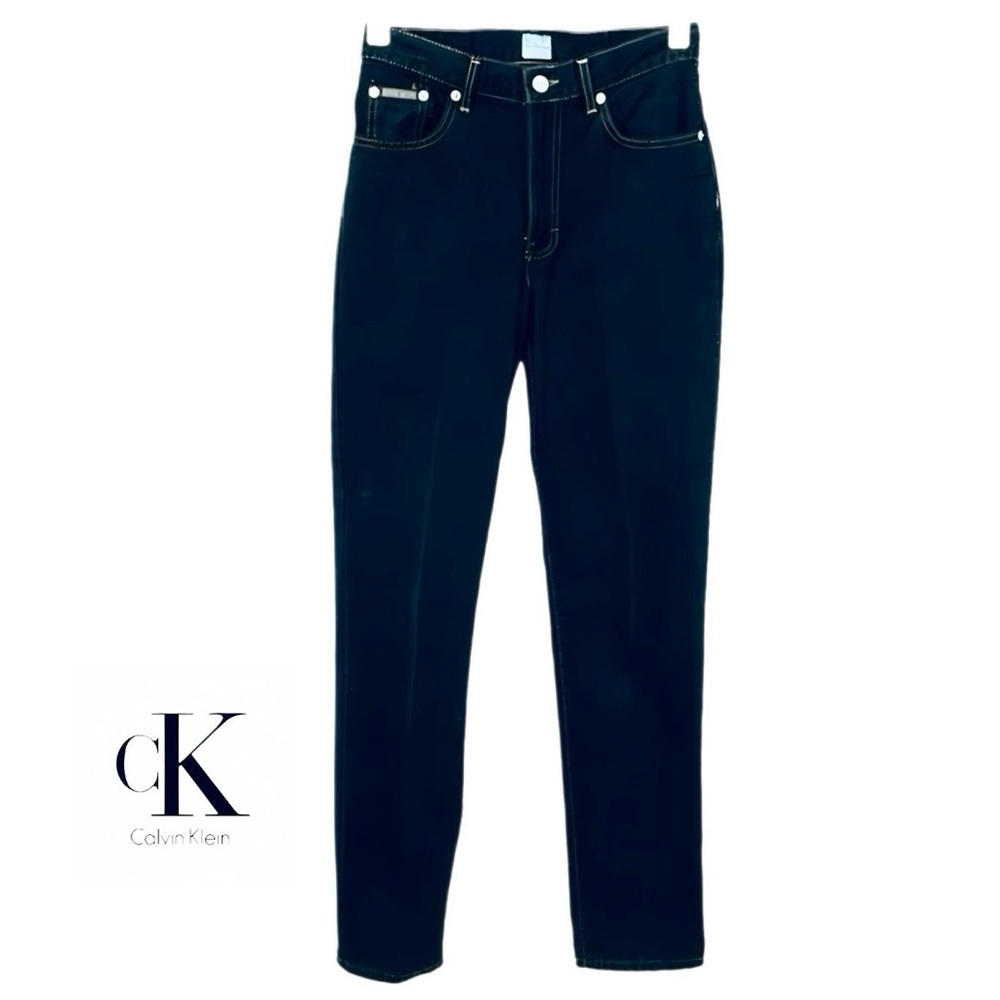 Calvin Klein Very Dark Blue Jeans Size 4 - 32” Inseam